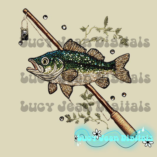 Bling Bass Fishing PNG