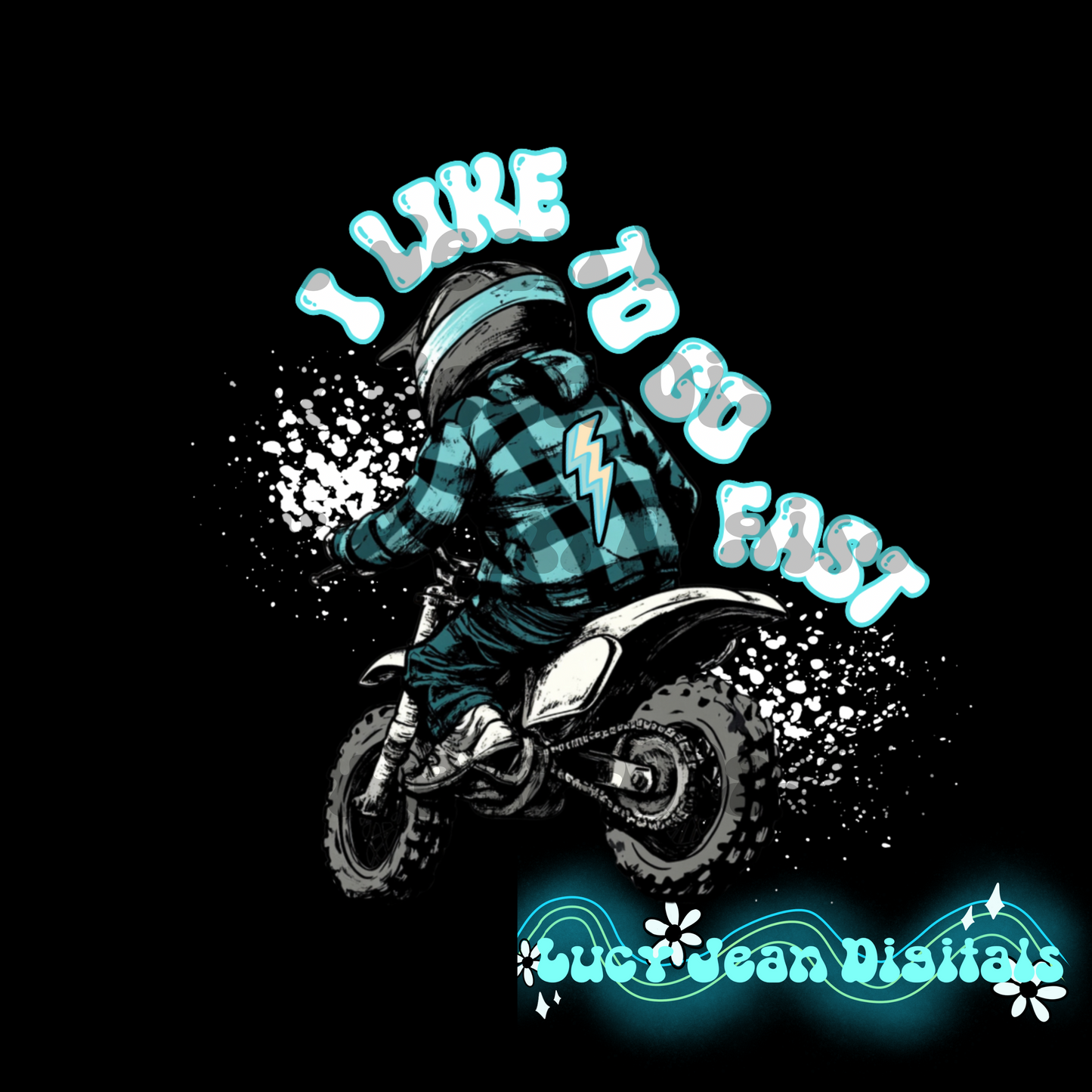 I like to go fast moto PNG