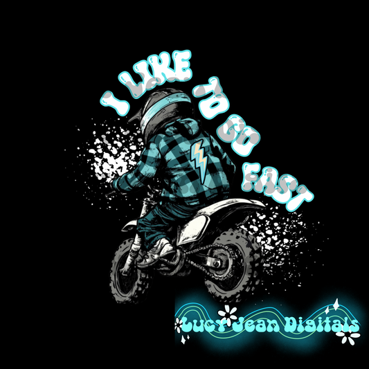 I like to go fast moto PNG