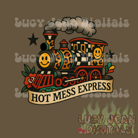 Hot mess express train PNG